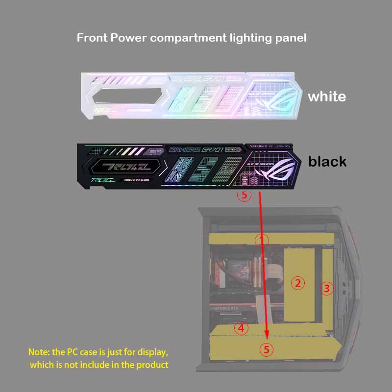 Panel Pencahayaan ARGB Ukiran  - Holy Stone Drone Hs440 ulasan dan harga