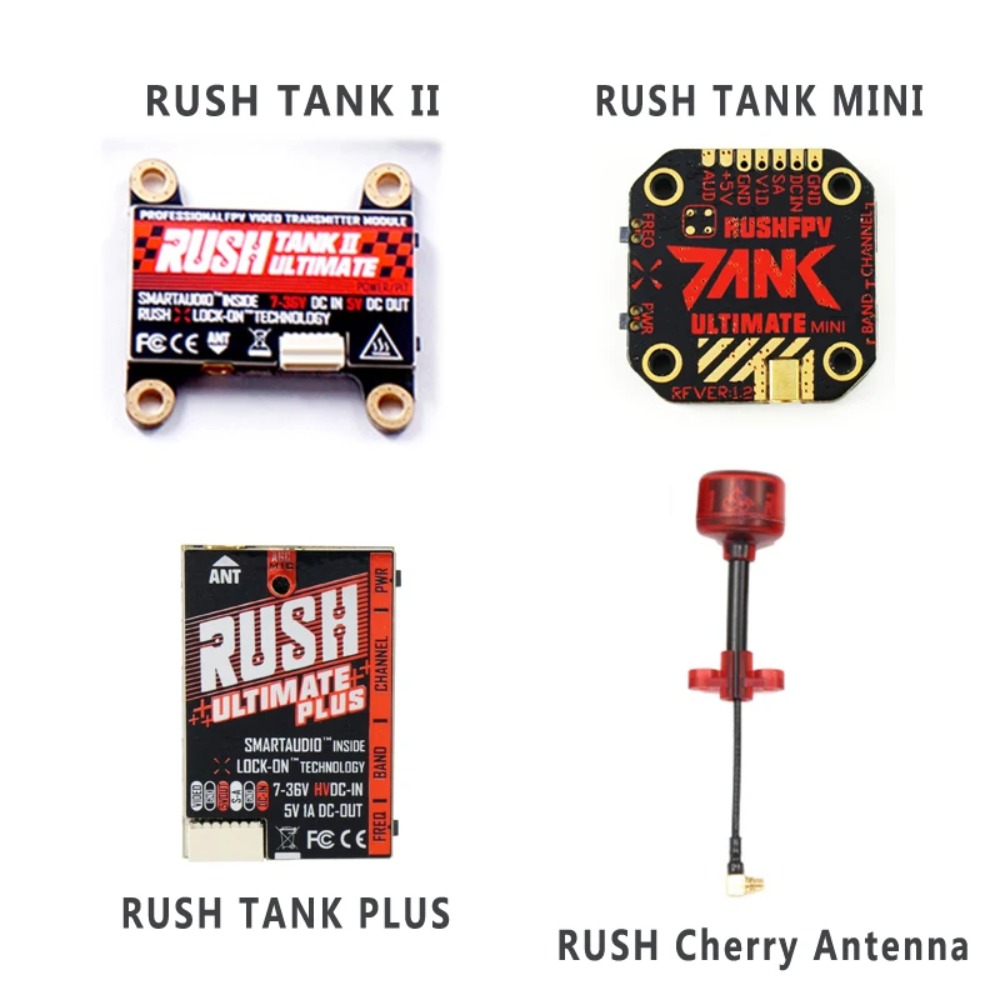 RUSH TANK Ultimate II/Mini/PLU - Drone Racing Frame ulasan dan harga