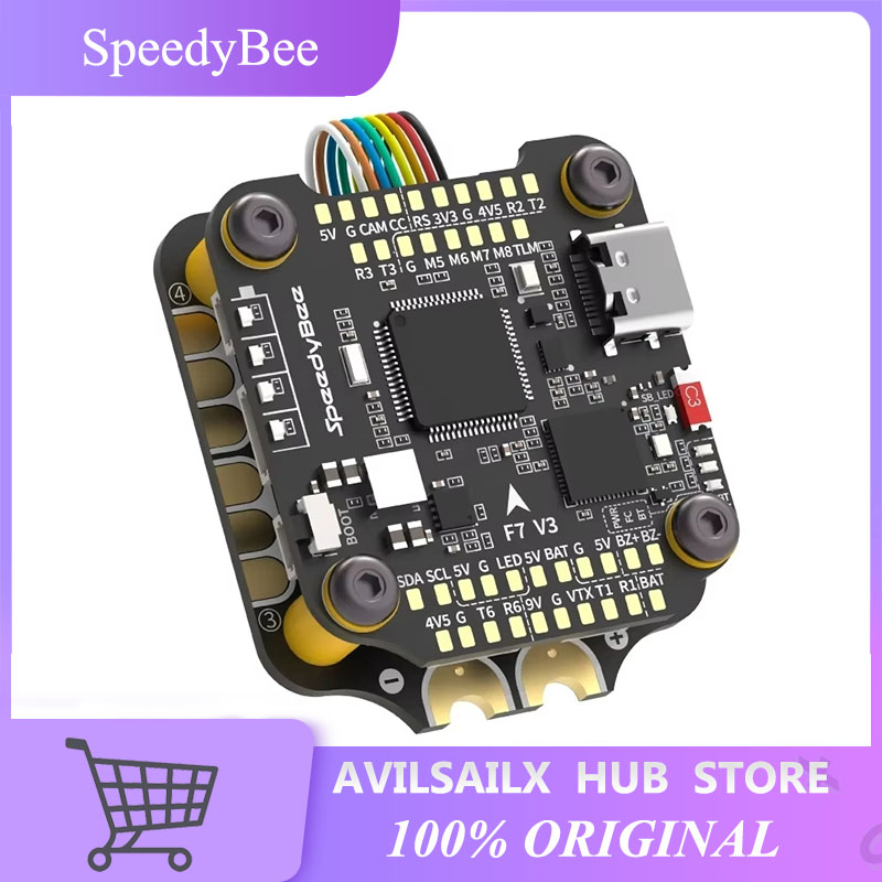 SpeedyBee F7 V3 BL32 50A 30x30 - Betaflight Fc Blheli 32 ulasan dan harga