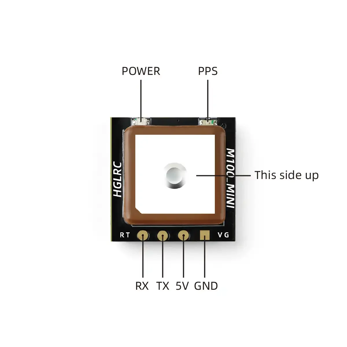 HGLRC M100 Modul GPS MINI M10  - Drone Racing Antenna ulasan dan harga